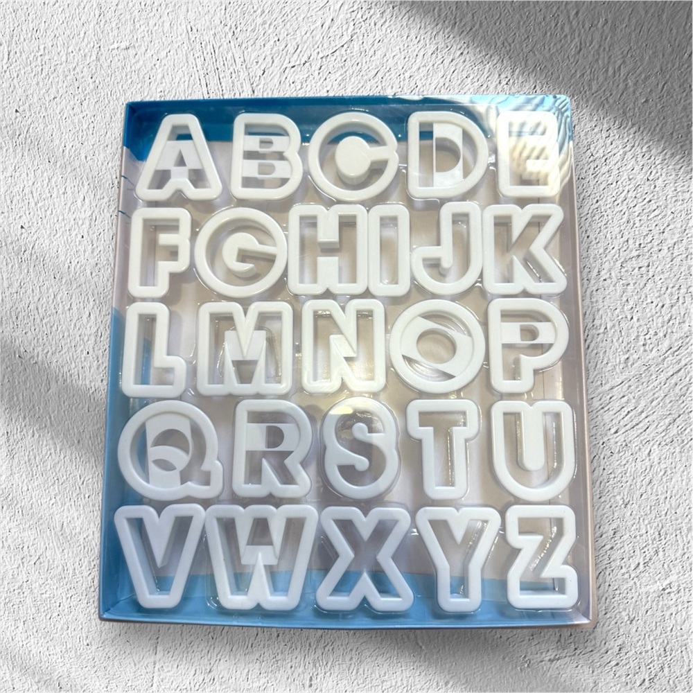 New Alphabet Cookie Cutters Set